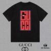 GUCCI 25SS Master-Designed Brand New Fashion Print Round-Neck Short-Sleeve T-Shirt, 300g