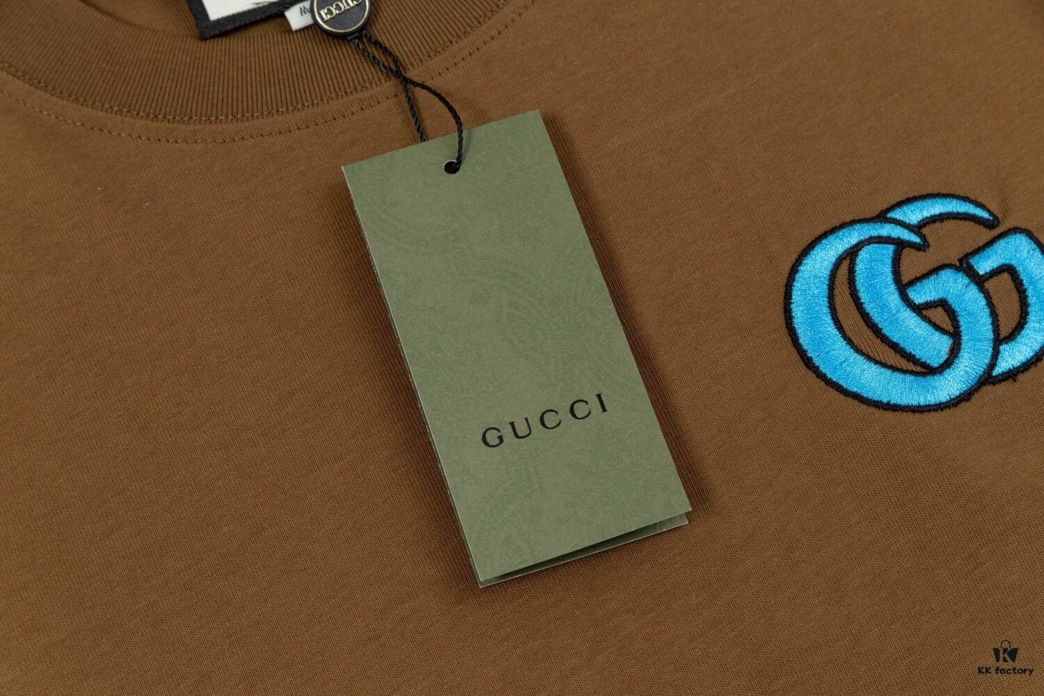Gucci Embroidered Short Sleeve T-Shirt (Top Quality Version, Different from Standard Stock)