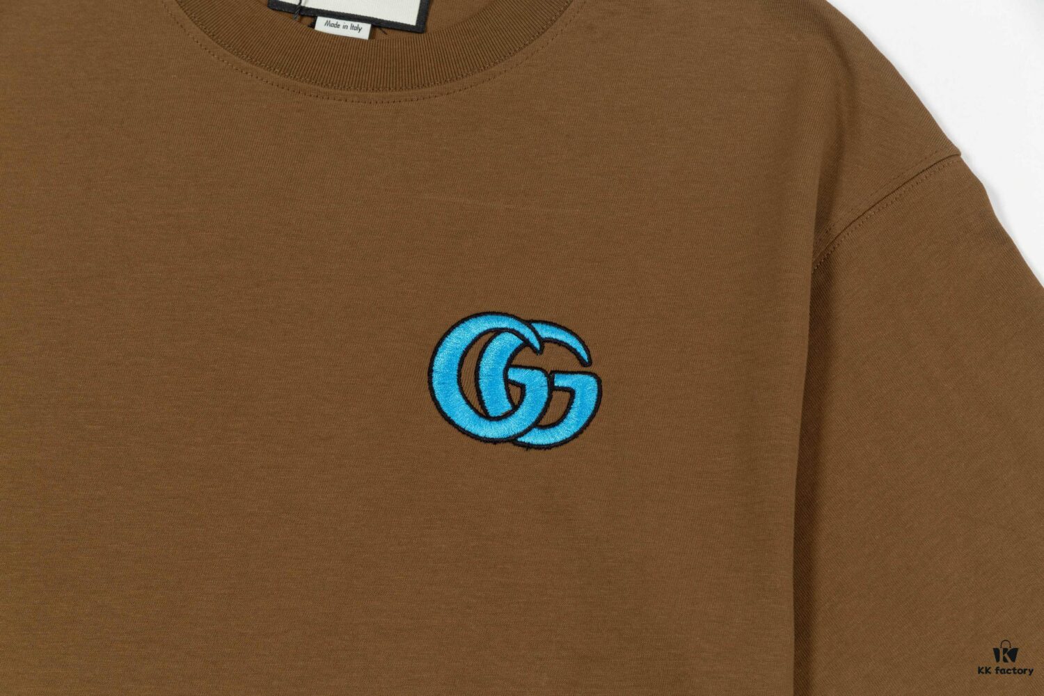 Gucci Embroidered Short Sleeve T-Shirt (Top Quality Version, Different from Standard Stock)