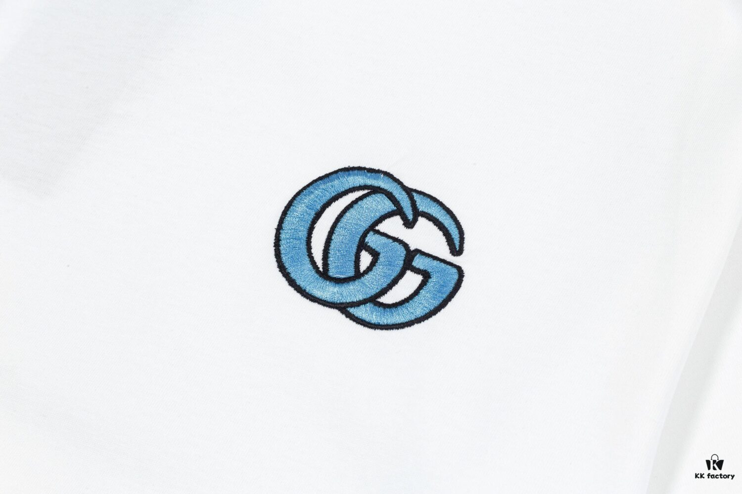 Gucci Embroidered Short Sleeve T-Shirt (Top Quality Version, Different from Standard Stock)