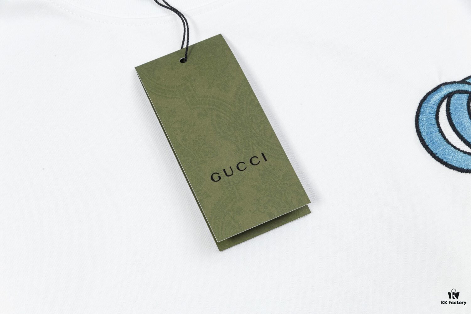 Gucci Embroidered Short Sleeve T-Shirt (Top Quality Version, Different from Standard Stock)