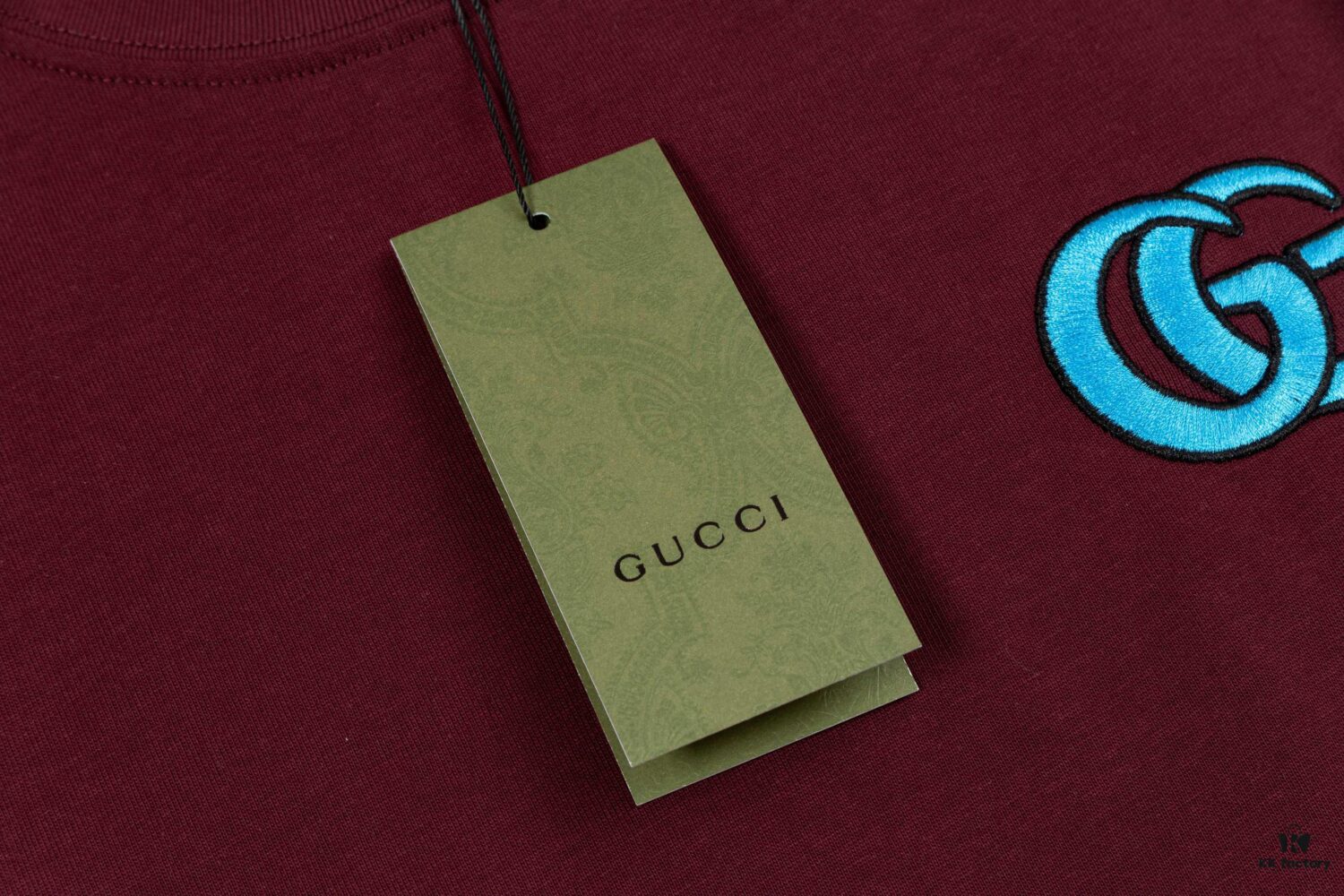 Gucci Embroidered Short Sleeve T-Shirt (Top Quality Version, Different from Standard Stock)