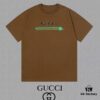 GUCCI 25SS Master-Designed New Arrival Printed Round-Neck Short-Sleeve T-Shirt 300g