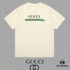 GUCCI 25SS Master-Designed New Arrival Printed Round-Neck Short-Sleeve T-Shirt 300g