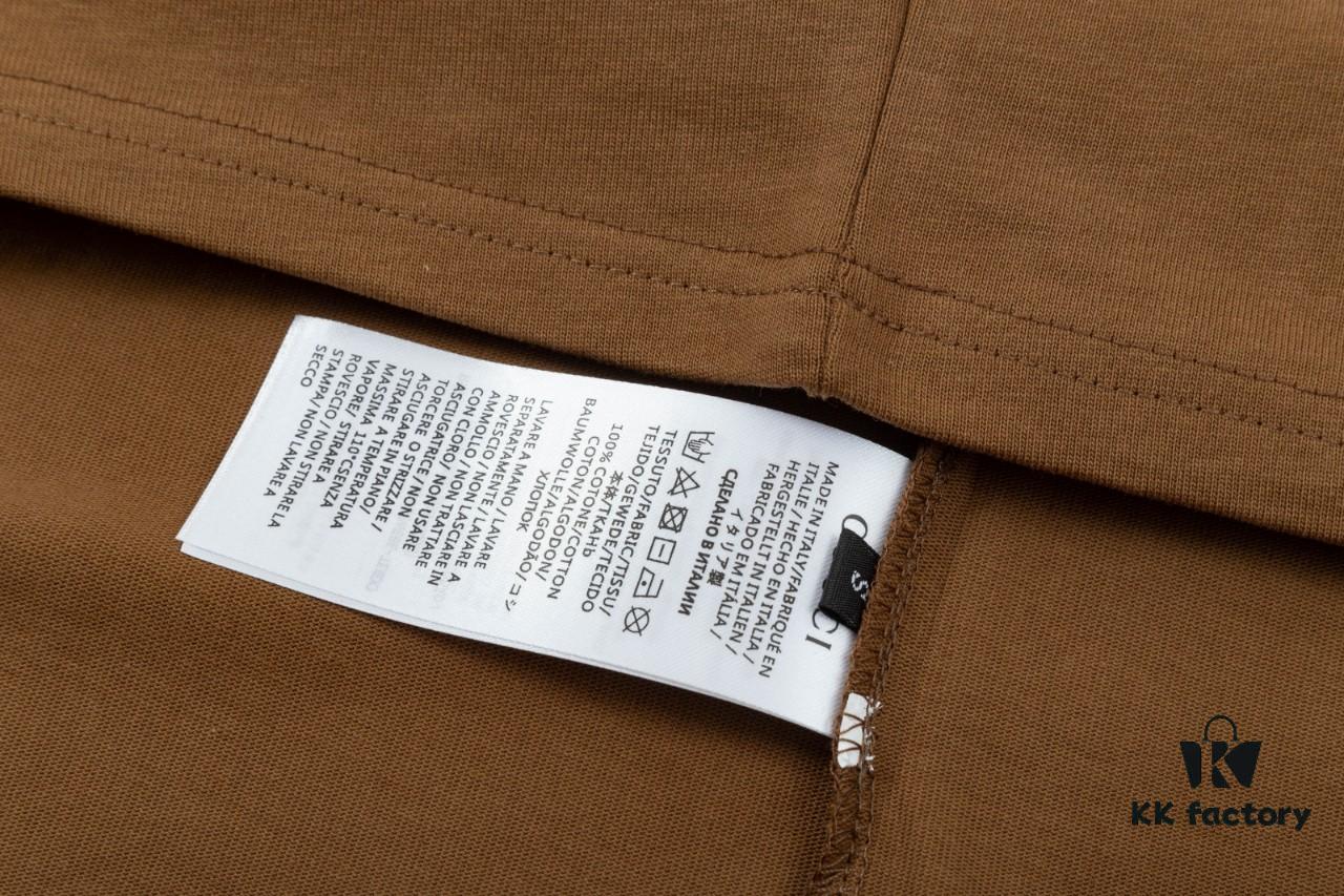 Gucci Embroidered Short Sleeve T-Shirt (Top Quality Version, Different from Standard Stock)