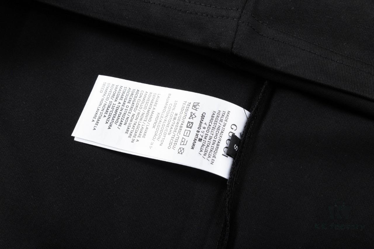 Gucci Embroidered Short Sleeve T-Shirt (High-End Version, Distinct from Standard Stock)