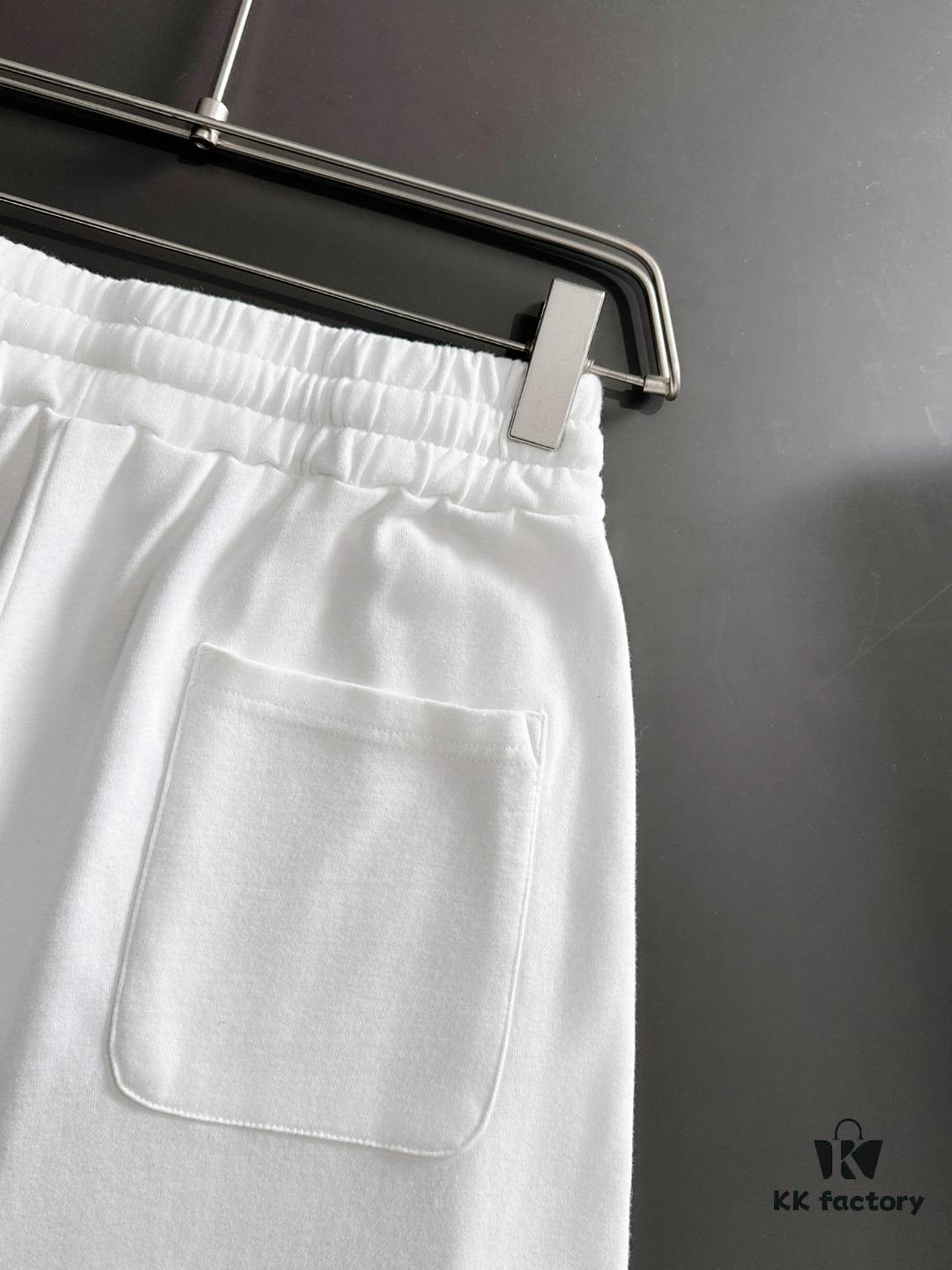 GUCCI 2025 Spring/Summer New Arrival High-End Elastic Waist Casual Solid Loose Shorts