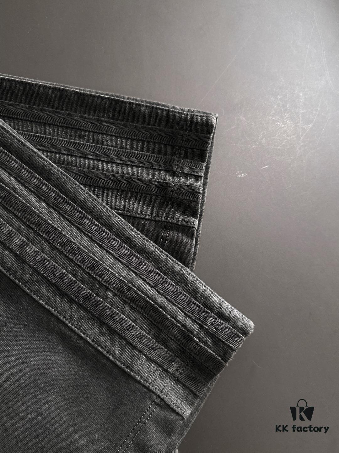 High-Quality GUCCI 2025 Spring/Summer New Men's Tie-Dye Washed Short-Sleeve T-Shirt