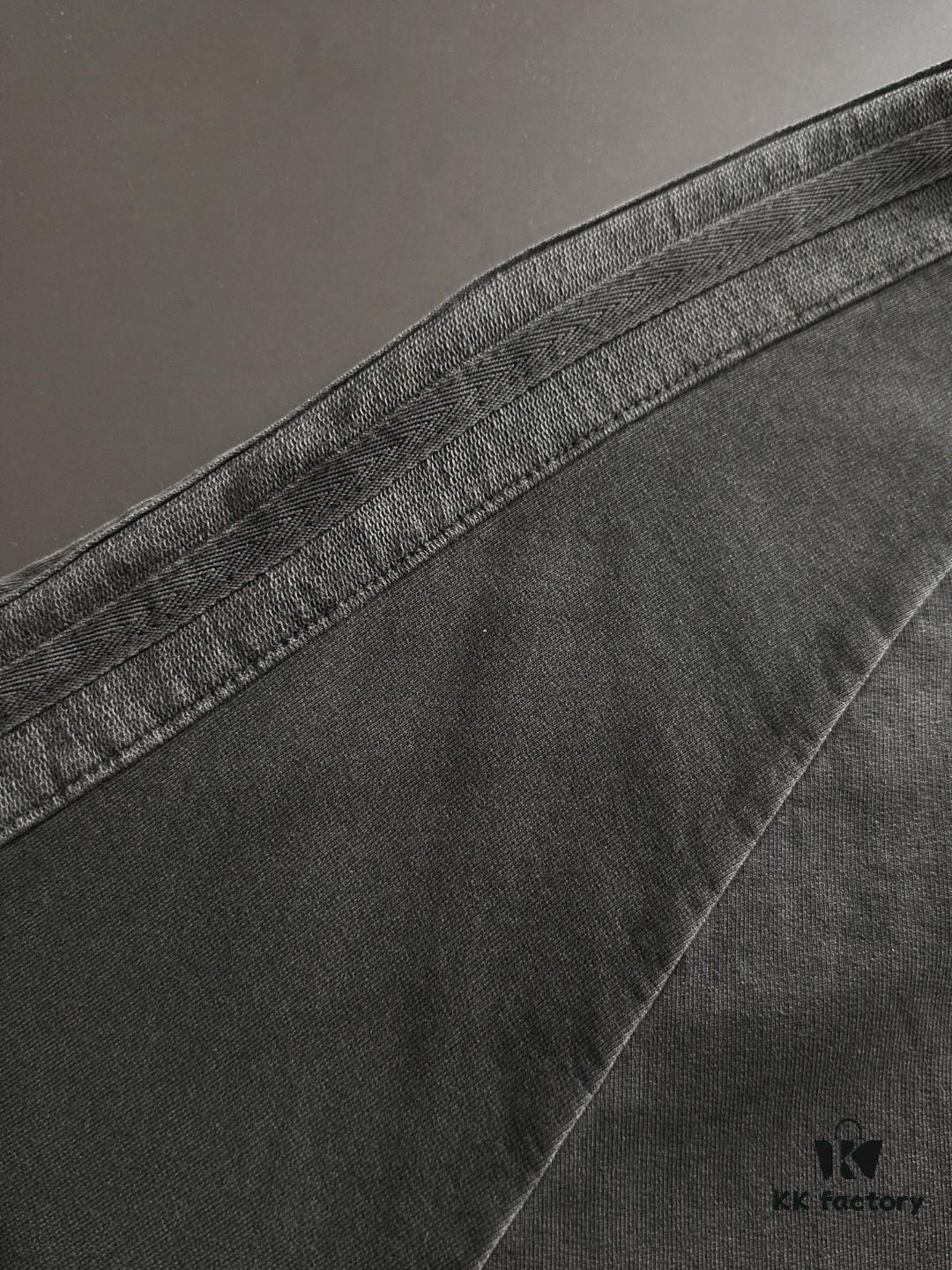 High-Quality GUCCI 2025 Spring/Summer New Men's Tie-Dye Washed Short-Sleeve T-Shirt