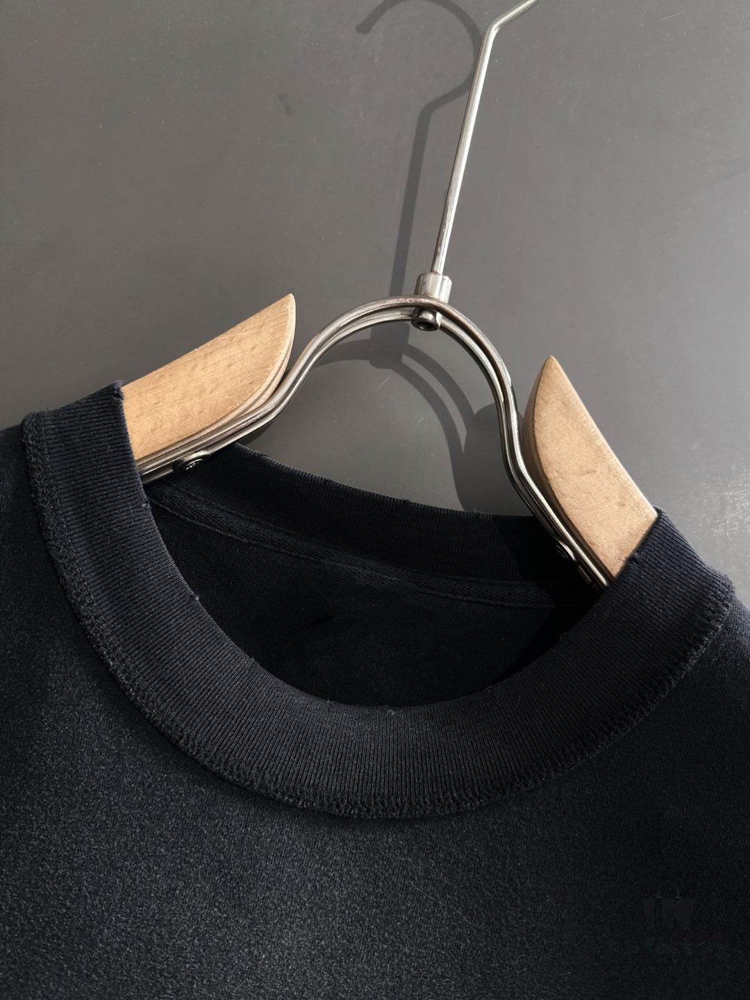 High-Quality GUCCI 2025 Spring/Summer New Men's Tie-Dye Washed Short-Sleeve T-Shirt