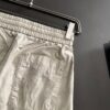 GUCCI 2025 Spring/Summer New Arrival Elastic Waist Casual Pants, Lightweight Custom Counter Fabric, Breathable and Highly Comfortable, Exquisitely Designed with Brand Identity, Premium Quality, Soft and Smooth Texture, Featuring a Relaxed Cut with Excellent Fit