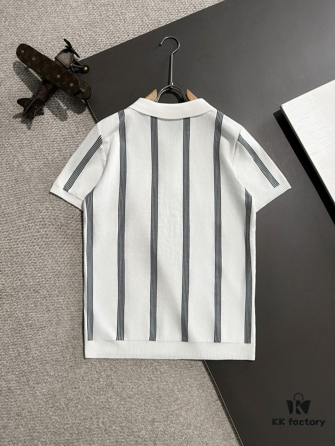 High-Quality GUCCI 2025 Spring/Summer New Men's Lapel Short-Sleeve T-Shirt