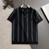 High-Quality GUCCI 2025 Spring/Summer New Men's Collared Short-Sleeve T-Shirt