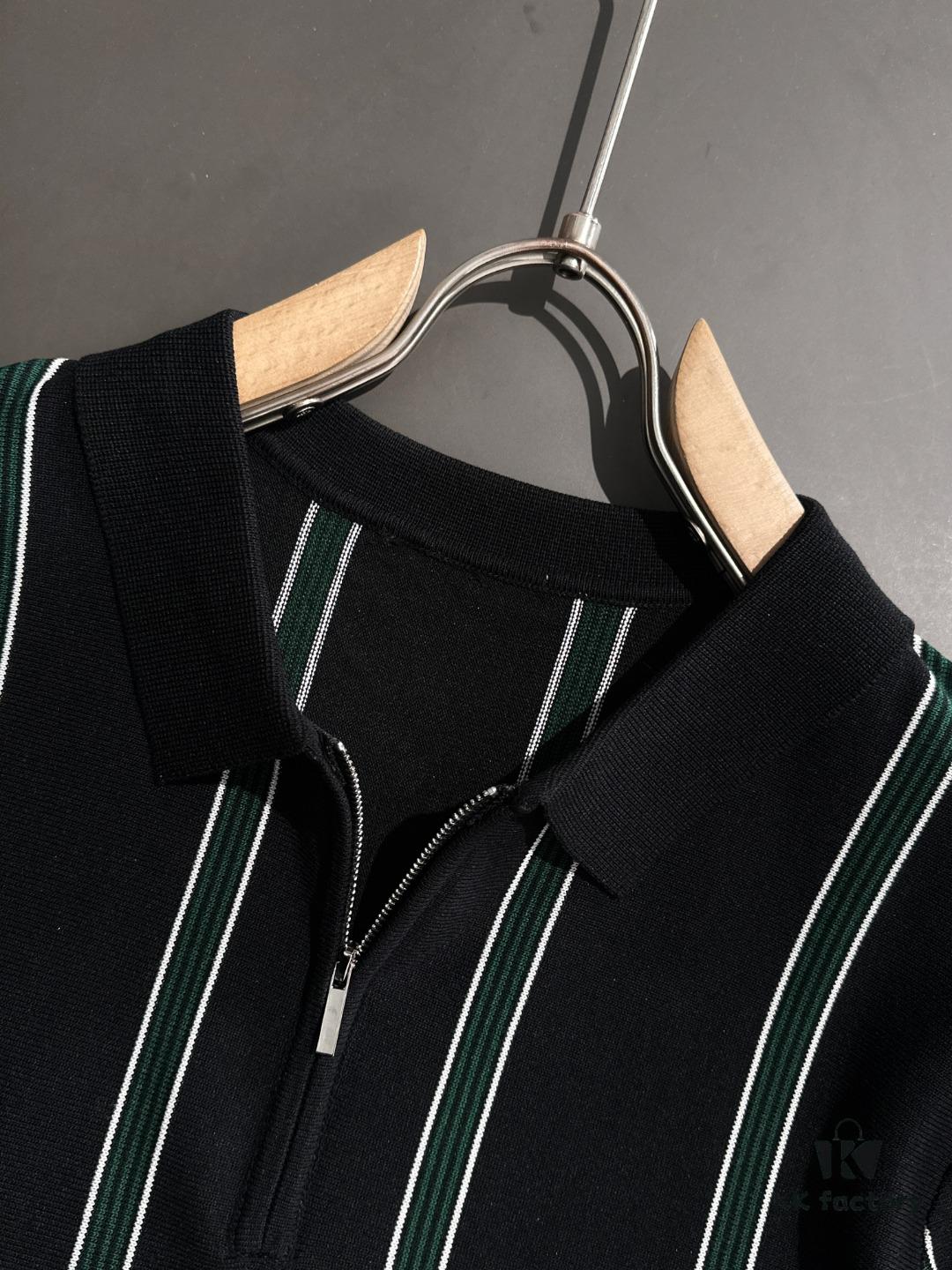 High-Quality GUCCI 2025 Spring/Summer New Men's Collared Short-Sleeve T-Shirt