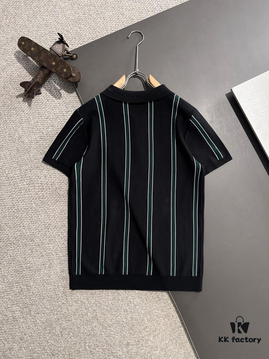High-Quality GUCCI 2025 Spring/Summer New Men's Collared Short-Sleeve T-Shirt