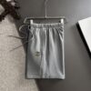 GUCCI 2025 Spring/Summer New Arrival Elastic Waist Casual Solid Loose Shorts