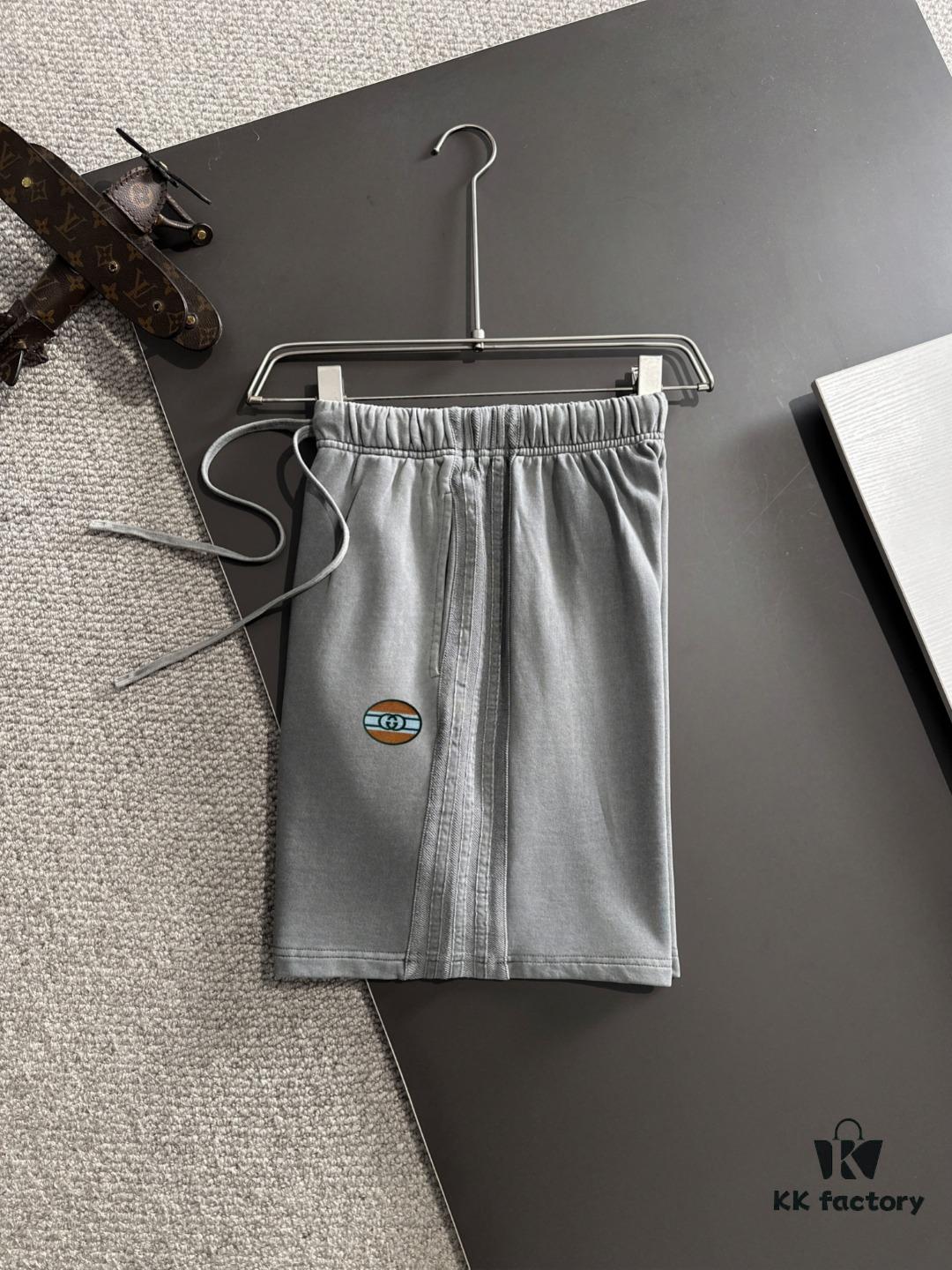 GUCCI 2025 Spring/Summer New Arrival Elastic Waist Casual Solid Loose Shorts