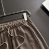 GUCCI 2025 Spring/Summer New Arrival Elastic Waist Casual Solid Loose Shorts