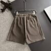 GUCCI 2025 Spring/Summer New Arrival Elastic Waist Casual Solid Loose Shorts