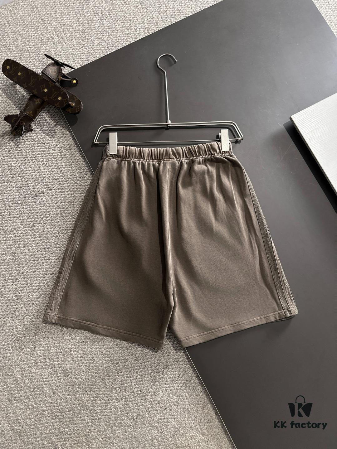 GUCCI 2025 Spring/Summer New Arrival Elastic Waist Casual Solid Loose Shorts