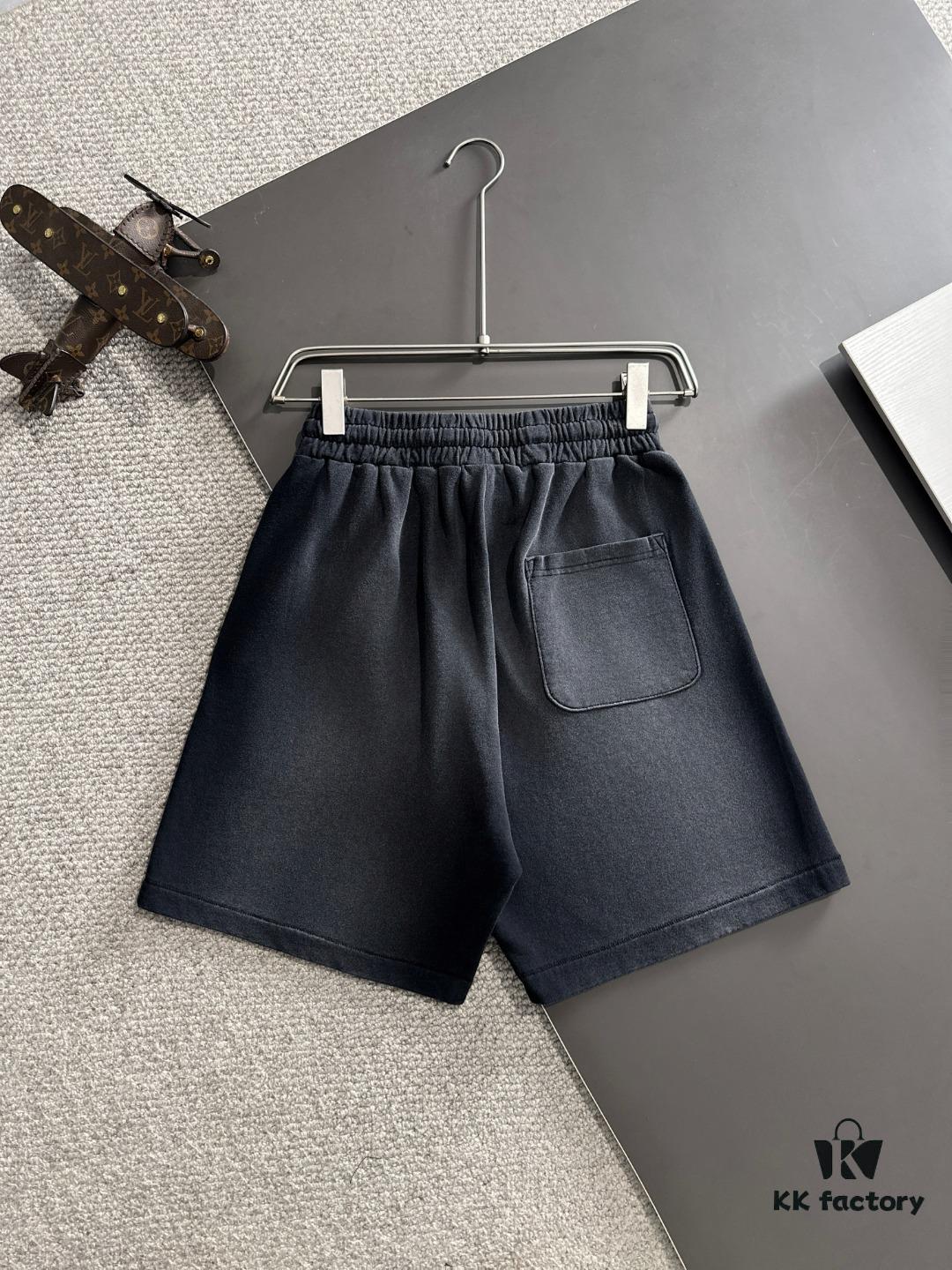 GUCCI 2025 Spring/Summer New Arrival Elastic Waist Casual Solid Loose Shorts