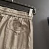 GUCCI 2025 Spring/Summer New Elastic Waist Casual Pants, Lightweight Custom Counter Fabric, Breathable and Comfortable, Exquisite Details, Brand Design Concept, High-Quality Craftsmanship, Soft and Smooth Texture, Leisure Cut with Excellent Fit