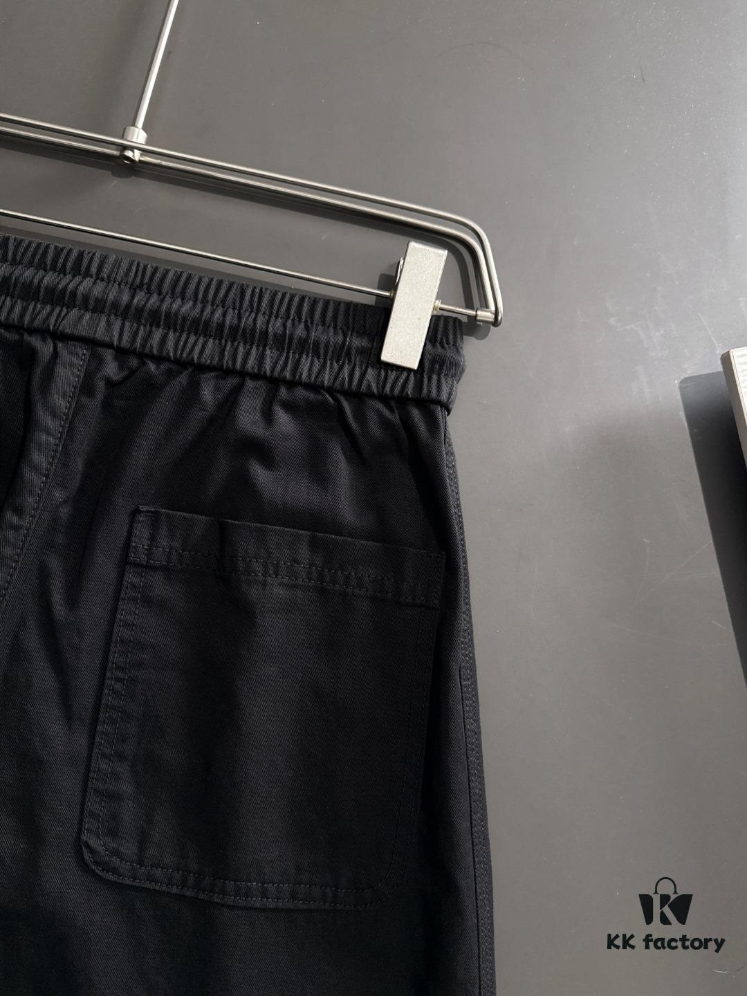 GUCCI 2025 Spring/Summer New Elastic Waist Casual Pants, Lightweight Custom Counter Fabric, Breathable and Comfortable, Exquisite Details, Brand Design Concept, High Quality, Soft and Smooth Touch