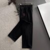 GUCCI 2025 Spring/Summer New Elastic Waist Casual Pants, Lightweight Custom Counter Fabric, Breathable and Comfortable, Exquisite Details, Brand Design Concept, High Quality, Soft and Smooth Touch