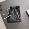 GUCCI 2025 Spring/Summer New Elastic Waist Casual Pants, Lightweight Custom Fabric from Counter, Highly Breathable and Comfortable, Exquisite Details, Brand Design Concept Reflecting High Quality, Soft and Smooth Texture, Showcasing a Perfect Relaxed Silhouette