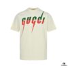 Gucci 19SS Lightning Logo Printed Short Sleeve T-Shirt