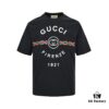 Gucci 22SS Braided Logo Letter Print Short-Sleeve T-Shirt