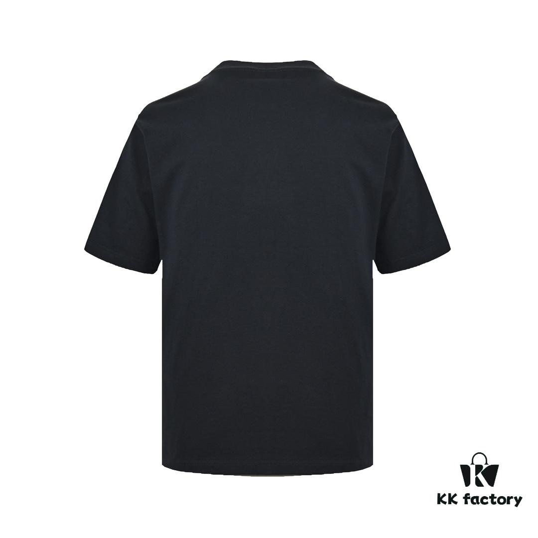 Gucci 22SS Braided Logo Letter Print Short-Sleeve T-Shirt