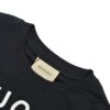 Gucci 22SS Braided Logo Letter Print Short-Sleeve T-Shirt