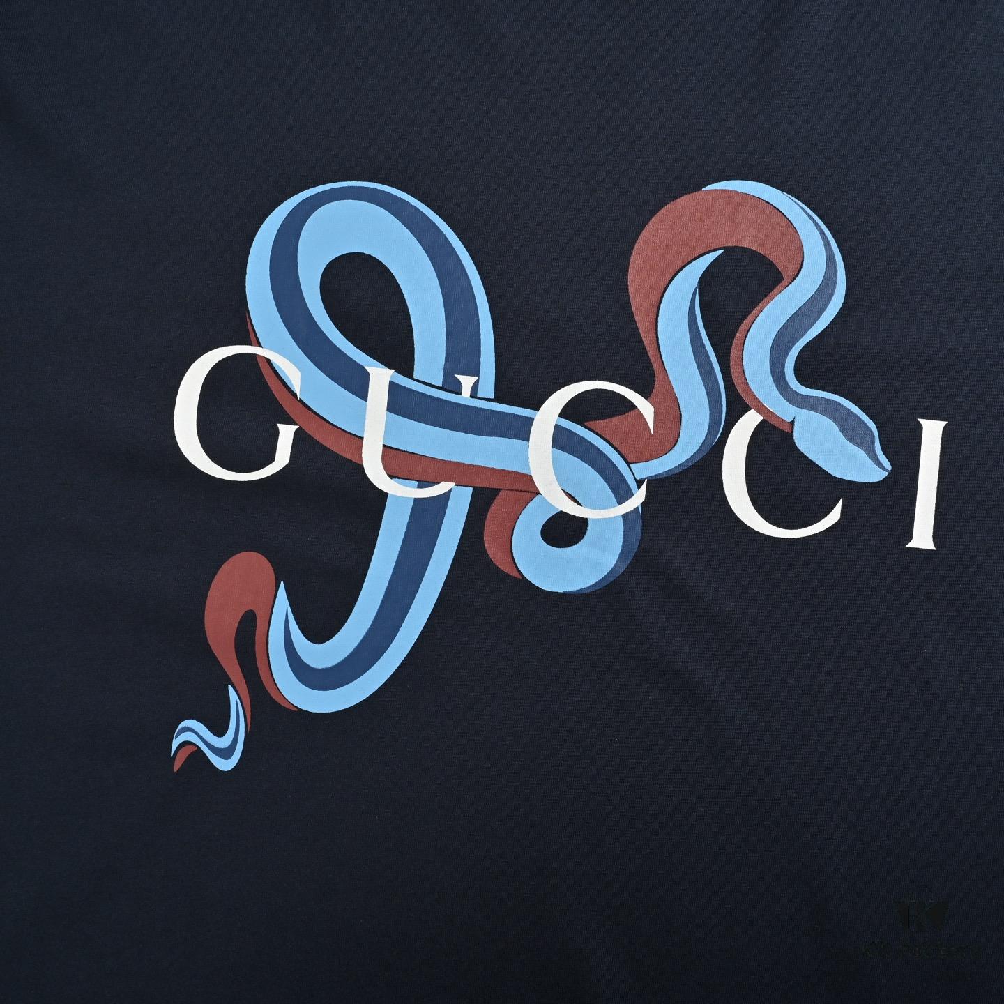 Gucci Limited Edition Snake Year Print Short Sleeve T-Shirt 25SS