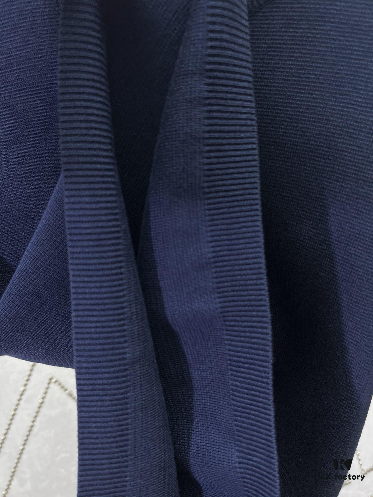 Gucci 25SS New Arrival Knitwear Crafted from Ribbed Silk-Cotton Blend Knit Fabric, Enhanced with Gucci Intarsia for Added Charm