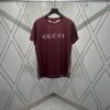 Gucci 25SS New Standard Fit Knit Cotton T-Shirt Featuring Reflective Gucci Print
