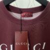 Gucci 25SS New Standard Fit Knit Cotton T-Shirt Featuring Reflective Gucci Print