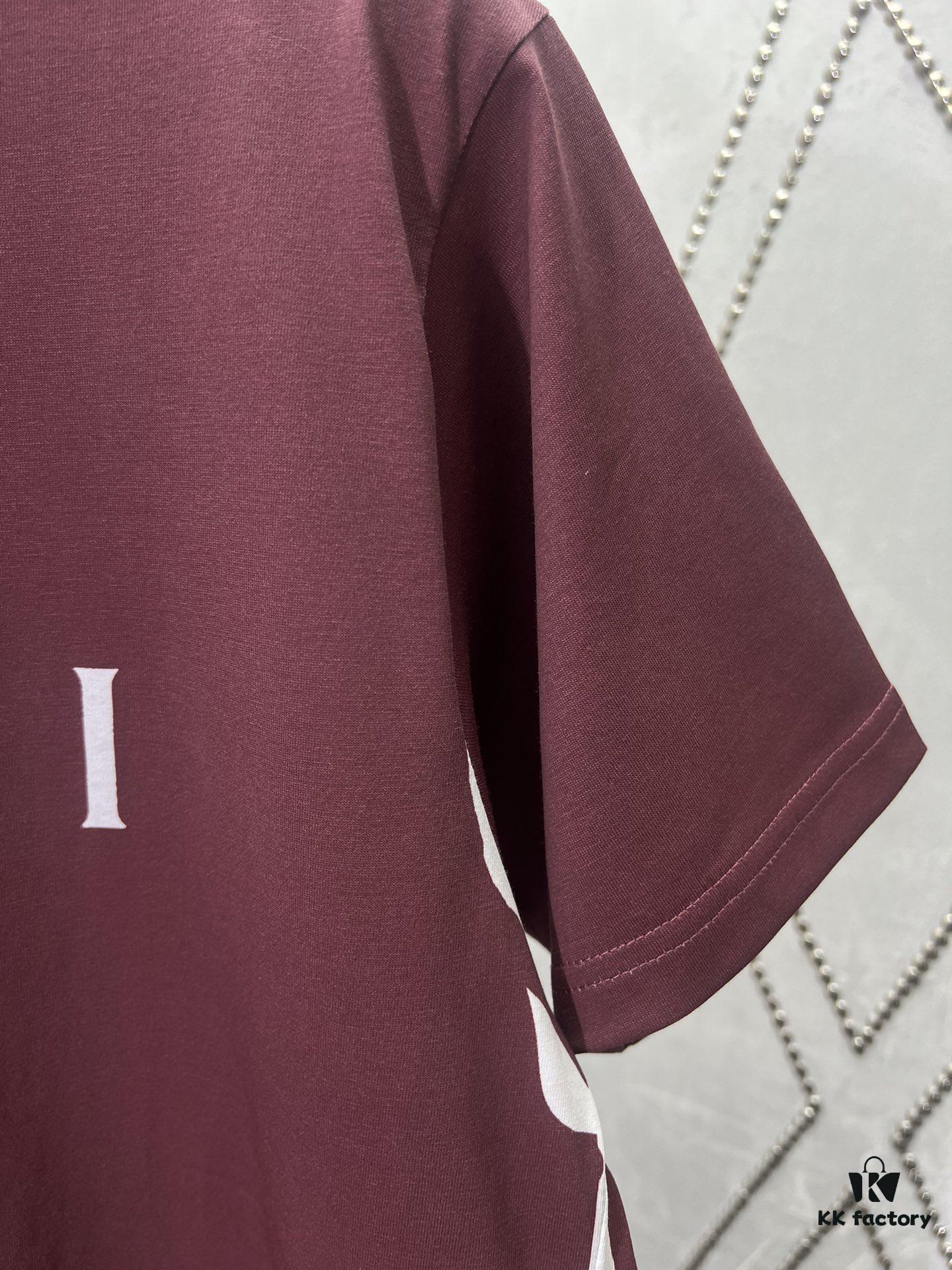 Gucci 25SS New Standard Fit Knit Cotton T-Shirt Featuring Reflective Gucci Print