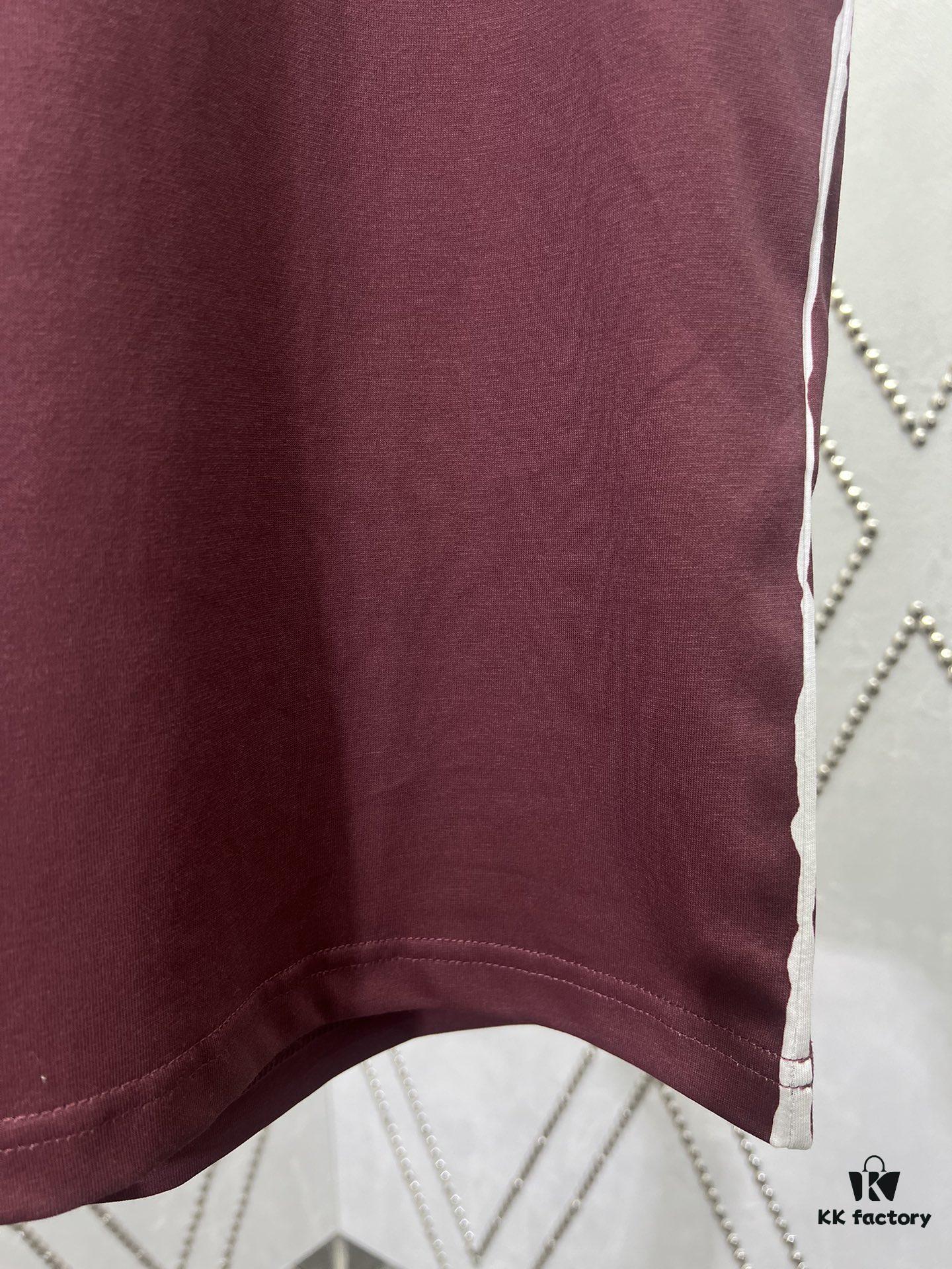 Gucci 25SS New Standard Fit Knit Cotton T-Shirt Featuring Reflective Gucci Print