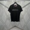 Gucci 25SS New Standard Fit Knit Cotton T-Shirt with Reflective Gucci Print