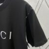 Gucci 25SS New Standard Fit Knit Cotton T-Shirt with Reflective Gucci Print