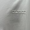 Gucci 25SS New Arrival Oversized Knit Cotton T-Shirt with Gucci Embroidery