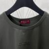 Gucci 25SS New Arrival Oversized Knit Cotton T-Shirt with Gucci Embroidery