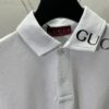 Gucci 2025 Spring Collection Presents Classic Style Pieces, Featuring a Polo Shirt Crafted from Stretch Piqué Cotton with an Elegant Gucci Print