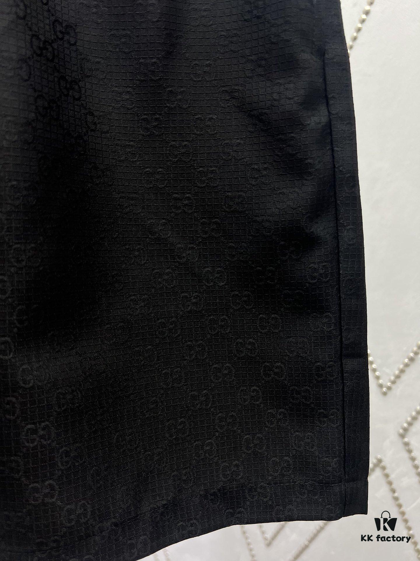 Gucci 25SS New Arrival Shorts Featuring the Iconic GG Pattern as a Tribute to Founder Guccio Gucci