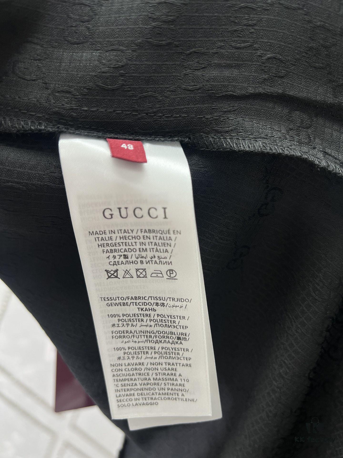 Gucci 25SS New Arrival Shorts Featuring the Iconic GG Pattern as a Tribute to Founder Guccio Gucci