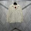 Gucci 25SS New Arrival Letter Interlocking Pattern Shirt Inspired by Founder Guccio Gucci