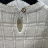 Gucci 25SS New Round Neck Cardigan Crafted from Premium Wool with Metallic Thread Geometric Jacquard Fabric, Featuring Interlocking Double G Round Buttons