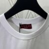 Gucci 25SS New Arrival Oversized T-Shirt Crafted from Garment-Dyed Knit Cotton, Featuring Gucci Logo Print on the Front and Gucci Surfer Print on the Back