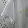 Gucci 25SS New Arrival Oversized T-Shirt Crafted from Garment-Dyed Knit Cotton, Featuring Gucci Logo Print on the Front and Gucci Surfer Print on the Back